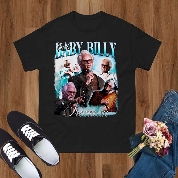 Men's Baby Billy Tee  90s T-Shirts Casual Cotton Short Sleeve Crewneck - Image 5
