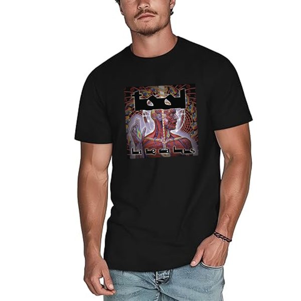 Men's Tool Band Lateralus Album Rock Fans 10000 Days Music Band Album Cover Logo Cotton T Shirts Loose fit Crewneck  Short Sleeve Shirts