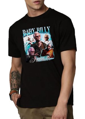 Men's Baby Billy Tee  90s T-Shirts Casual Cotton Short Sleeve Crewneck