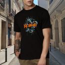 Men's Def Leppard Music Tour Shirt Graphic Fashion Short Sleeve T-Shirt Cotton Rock Fan pop Rock Music Black T-Shirt