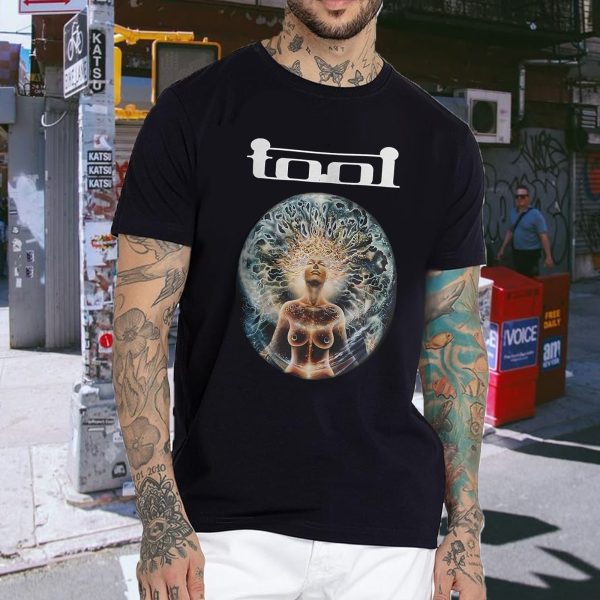 Men's Tool Band 10000 Days Album Rock Fans T Shirts for Men Loose fit Crewneck  Short Sleeve Shirts - Image 2