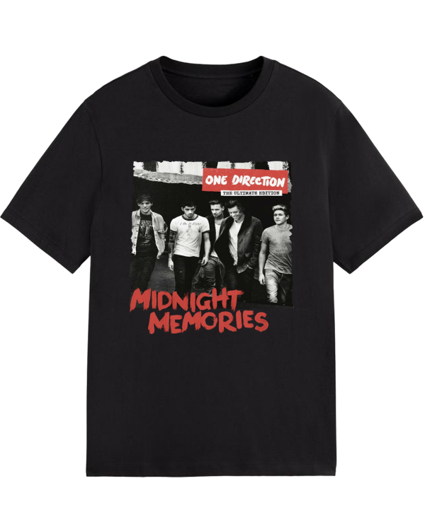 One Direction Band Unisex's T Shirt Cotton Short Sleeve Top for Men Women Music Fans
