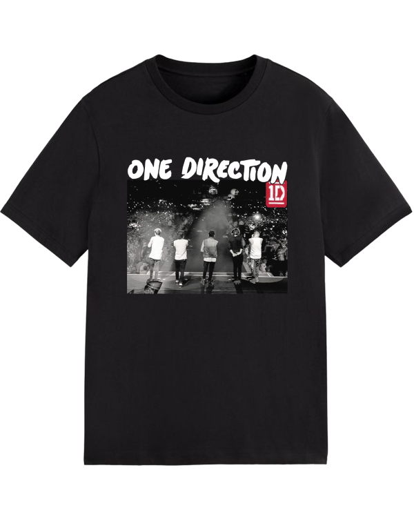 One Direction Band Unisex's T Shirt Cotton Short Sleeve Tee for Band Music Fans