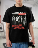 One Direction Band Unisex's T Shirt Cotton Short Sleeve Top for Men Women Music Fans