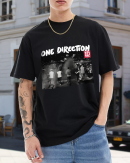 One Direction Band Unisex's T Shirt Cotton Short Sleeve Tee for Band Music Fans