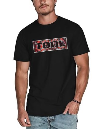 Men's Tool Band Rock Fan T Shirts for Men Loose fit Crewneck  Short Sleeve Shirts