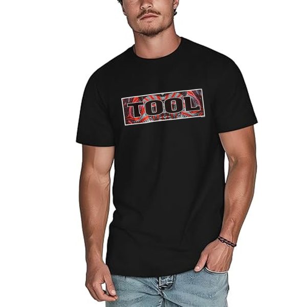Men's Tool Band Rock Fan T Shirts for Men Loose fit Crewneck  Short Sleeve Shirts