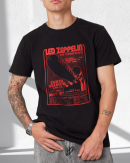 Led Zeppelin Men's In Concert T-Shirt Graphic Print Shirts Cotton Soft T-Shirts Men Crew Neck Short Sleeve Shirt