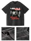 One Direction Band Unisex's T Shirt Vintage Washed Top for Men Women Music Fans