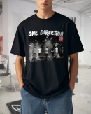 One Direction Band Unisex's T Shirt Cotton Short Sleeve Tee for Band Music Fans