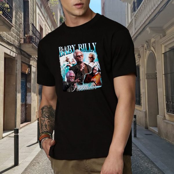 Men's Baby Billy Tee  90s T-Shirts Casual Cotton Short Sleeve Crewneck - Image 3