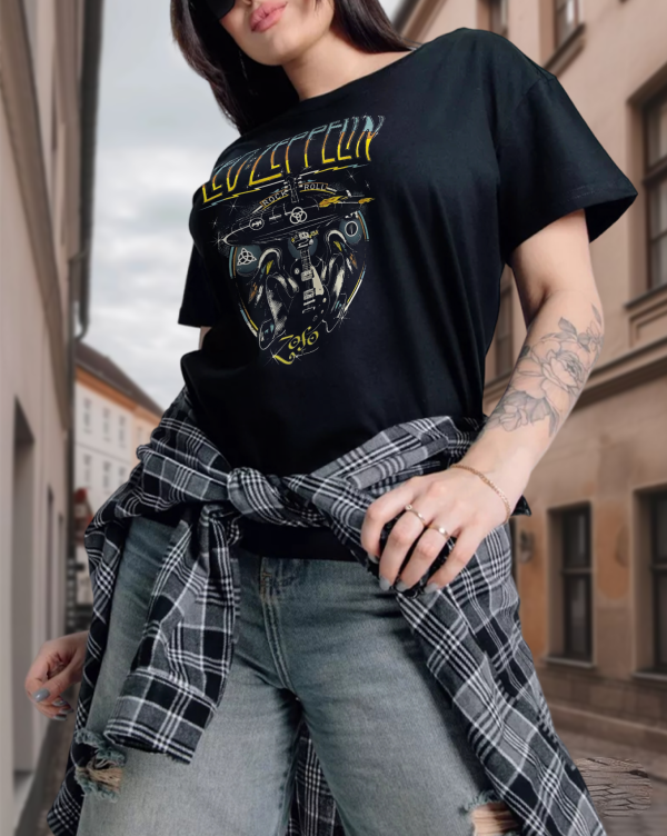 Led Zeppelin Rock Roll T-Shirt Cotton Soft Crew Neck Short Sleeve Shirt for Band Music Fans - Image 6