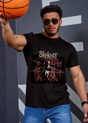 Slipknot T-Shirt Men Handmade Fashion Graphic Print Shirts Cotton T-Shirt Women Soft T-Shirts Crew Neck Short Sleeve Shirt Hip Hop Tee Tops