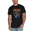 Men's Nirvana Live Concert Photo Cotton Rock Fan T Shirts for Men Loose fit Crewneck  Short Sleeve Shirts