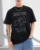 Led Zeppelin Icarus 1977 Tee Fashion Graphic Print Shirts Cotton Soft T-Shirts Men Crew Neck Short Sleeve Shirt