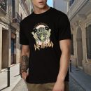 Men's Def Leppard Music Tour Shirt Graphic Fashion Short Sleeve T-Shirt Cotton Rock Fan pop Rock Music Black T-Shirt