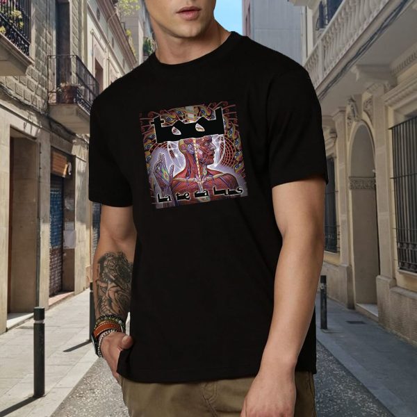 Men's Tool Band Lateralus Album Rock Fans 10000 Days Music Band Album Cover Logo Cotton T Shirts Loose fit Crewneck  Short Sleeve Shirts - Image 3