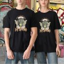 Men's Def Leppard Music Tour Shirt Graphic Fashion Short Sleeve T-Shirt Cotton Rock Fan pop Rock Music Black T-Shirt