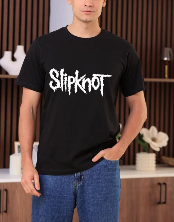 Slipknot T-Shirt Men Fashion Graphic Print Handmade Double Faced Shirts Cotton T-Shirt Women Soft T-Shirts Crew Neck Short Sleeve Shirt Hip Hop Tee Tops - Image 2