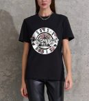Guns N' Roses Rock Music T-Shirts Handmade Tee Fashion Graphic Print Shirt Cotton T-Shirt Women Soft T-Shirts Men Crew Neck Short Sleeve Shirt