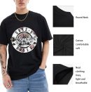 Guns N' Roses Rock Music T-Shirts Handmade Tee Fashion Graphic Print Shirt Cotton T-Shirt Women Soft T-Shirts Men Crew Neck Short Sleeve Shirt