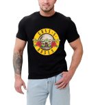 Guns N' Roses Rock Shirts Handmade Fashion Graphic Print Shirts Cotton T-Shirt Women Soft T-Shirts Men Crew Neck Short Sleeve Shirt