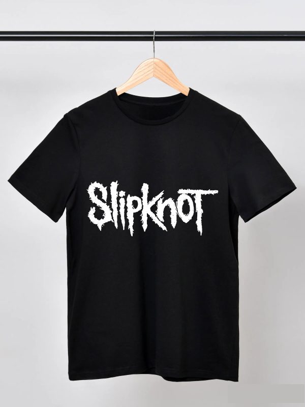 Slipknot T-Shirt Men Fashion Graphic Print Handmade Double Faced Shirts Cotton T-Shirt Women Soft T-Shirts Crew Neck Short Sleeve Shirt Hip Hop Tee Tops - Image 3