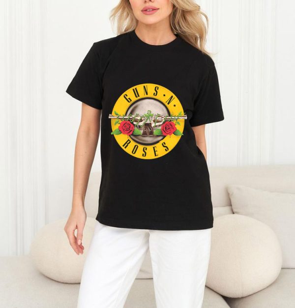 Guns N' Roses Rock Shirts Handmade Fashion Graphic Print Shirts Cotton T-Shirt Women Soft T-Shirts Men Crew Neck Short Sleeve Shirt - Image 5