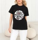 Guns N' Roses Rock Music T-Shirts Handmade Tee Fashion Graphic Print Shirt Cotton T-Shirt Women Soft T-Shirts Men Crew Neck Short Sleeve Shirt