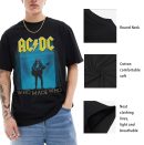 ACDC Shirts World Tour T-Shirts Handmade Fashion Graphic Print Shirts Cotton T-Shirt Women Soft T-Shirts Men Crew Neck Short Sleeve Shirt