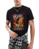 Men AC/DC Rock T-Shirts Handmade Fashion Graphic Print Shirts Cotton T-Shirt Women Soft T-Shirts Crew Neck Short Sleeve Shirt