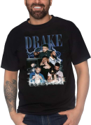 Men's Drake Shirt Take Care Album Logo T Shirt Cotton Shirts Music Fans Tshirts Short Sleeve T-Shirt Women