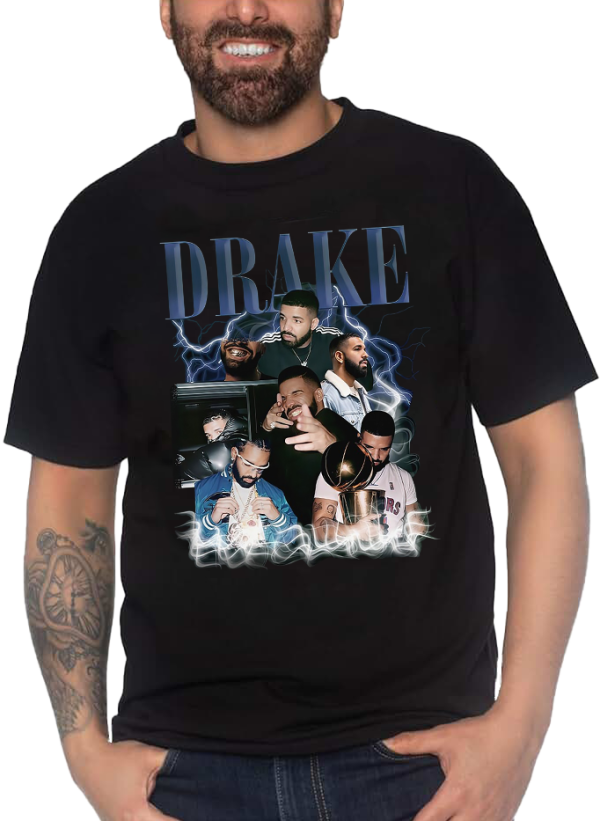 Men's Drake Shirt Take Care Album Logo T Shirt Cotton Shirts Music Fans Tshirts Short Sleeve T-Shirt Women