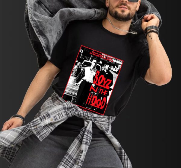 Boyz N The Hood T-Shirt Men Handmade Fashion Graphic Print Shirts Cotton T-Shirt Women Soft T-Shirts Crew Neck Short Sleeve Shirt Hip Hop Tee Tops - Image 7
