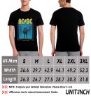 ACDC Shirts World Tour T-Shirts Handmade Fashion Graphic Print Shirts Cotton T-Shirt Women Soft T-Shirts Men Crew Neck Short Sleeve Shirt