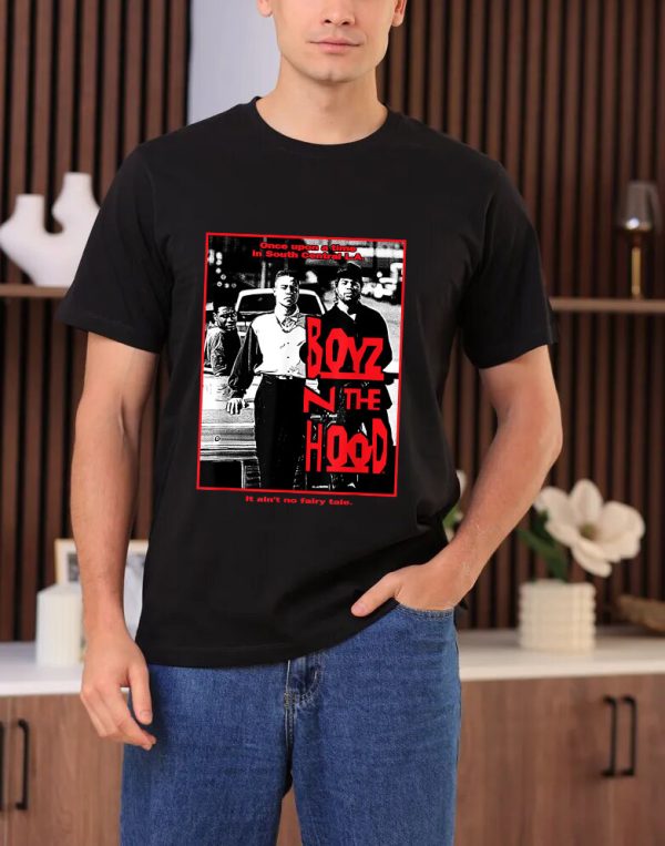 Boyz N The Hood T-Shirt Men Handmade Fashion Graphic Print Shirts Cotton T-Shirt Women Soft T-Shirts Crew Neck Short Sleeve Shirt Hip Hop Tee Tops - Image 6