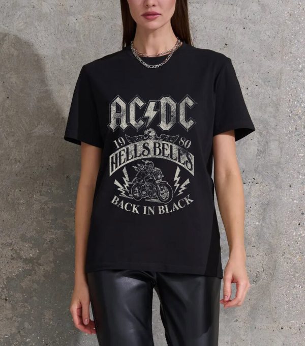 ACDC World Tour T-Shirts Handmade Fashion Graphic Print Shirts Cotton T-Shirt Women Soft T-Shirts Men Crew Neck Short Sleeve Shirt - Image 6