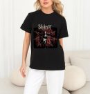 Slipknot T-Shirt Men Handmade Fashion Graphic Print Shirts Cotton T-Shirt Women Soft T-Shirts Crew Neck Short Sleeve Shirt Hip Hop Tee Tops