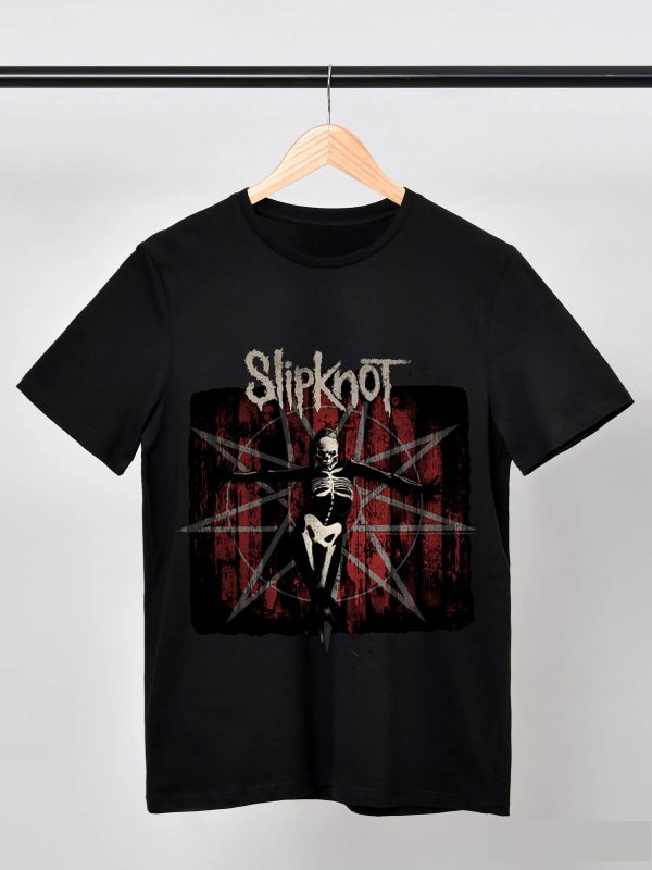 Slipknot T-Shirt Men Handmade Fashion Graphic Print Shirts Cotton T-Shirt Women Soft T-Shirts Crew Neck Short Sleeve Shirt Hip Hop Tee Tops - Image 4