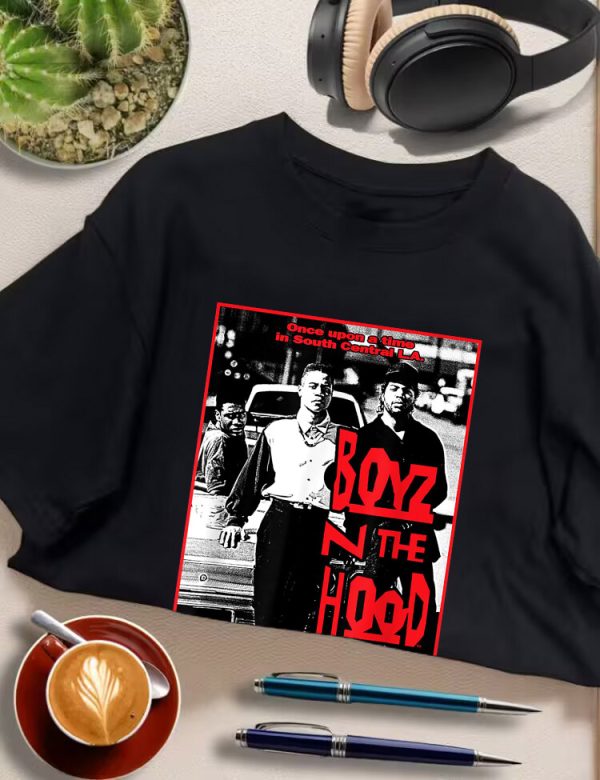 Boyz N The Hood T-Shirt Men Handmade Fashion Graphic Print Shirts Cotton T-Shirt Women Soft T-Shirts Crew Neck Short Sleeve Shirt Hip Hop Tee Tops - Image 4