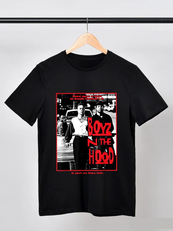 Boyz N The Hood T-Shirt Men Handmade Fashion Graphic Print Shirts Cotton T-Shirt Women Soft T-Shirts Crew Neck Short Sleeve Shirt Hip Hop Tee Tops - Image 3