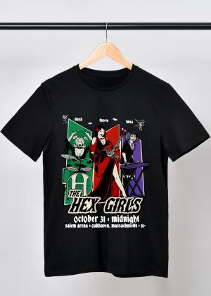 The Hex Girls World Tour T-Shirts Handmade Fashion Graphic Print Shirts Cotton T-Shirt Women Soft T-Shirts Men Crew Neck Short Sleeve Shirt
