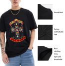 Men Guns N' Roses Rock T-Shirts Handmade Fashion Graphic Print Shirts Cotton T-Shirt Women Soft T-Shirts Crew Neck Short Sleeve Shirt