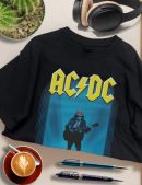 ACDC Shirts World Tour T-Shirts Handmade Fashion Graphic Print Shirts Cotton T-Shirt Women Soft T-Shirts Men Crew Neck Short Sleeve Shirt
