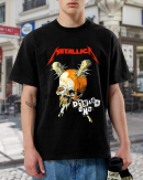 Metallica Men's Standard Damage Inc Tour T-Shirt Tee Cotton Soft Crew Neck Short Sleeve Shirt for Band Music Fans