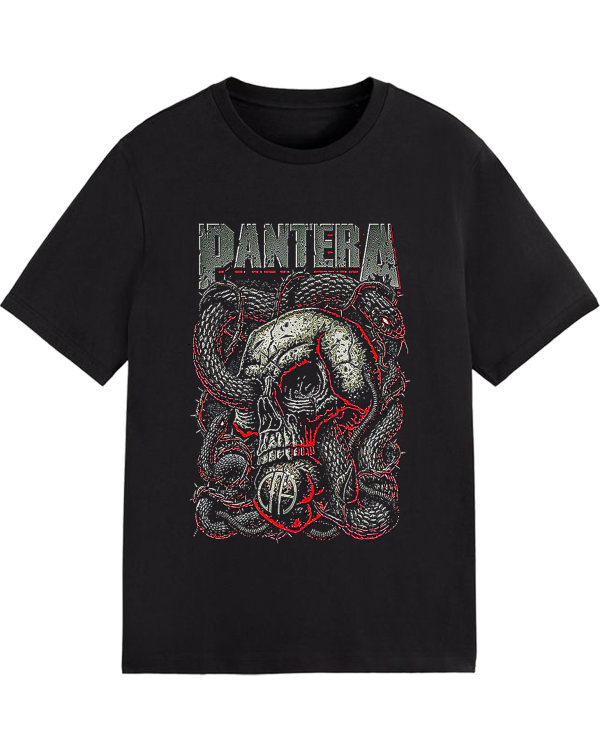 PANTERA Venomous Official T-Shirt Cotton Soft Crew Neck Short Sleeve Shirt for Band Music Fans - Image 2