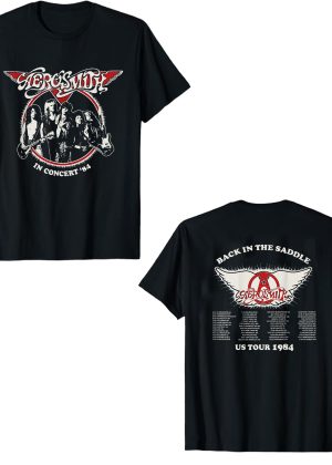 Men's KISS End Of The Road Tour Chrome T-Shirt Vintage Rock Graphic Tee 80s Music Shirt Cotton Rock Fan pop Rock Music World Tour Black T-Shirt