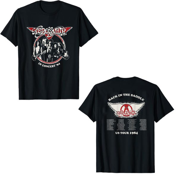 Men's KISS End Of The Road Tour Chrome T-Shirt Vintage Rock Graphic Tee 80s Music Shirt Cotton Rock Fan pop Rock Music World Tour Black T-Shirt