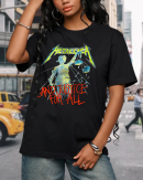 Metallica Toddler Boys and Justice for All T-Shirt Cotton Soft Crew Neck Short Sleeve Shirt for Band Music Fans