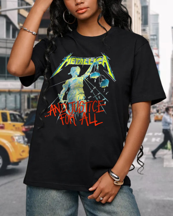 Metallica Toddler Boys and Justice for All T-Shirt Cotton Soft Crew Neck Short Sleeve Shirt for Band Music Fans - Image 6